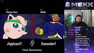 Mekk All Might Ganondorf Vs Hungrybox Jigglypuff FINAL COINBOX [upl. by Gonnella]