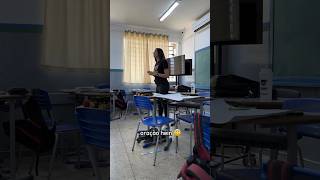 Eu ouvi um amém 🙌🏻 professora humor alunos escola fofoca shorts [upl. by Niall]