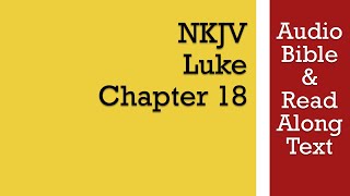 Luke 18  NKJV Audio Bible amp Text [upl. by Aihsel309]