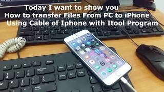 Quick Way How to Transfer Files From PC to iPhone Using USB Cable with Itool Program  Iphone tips [upl. by Ffoeg]