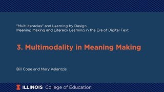 3 Multimodality in Meaning Making [upl. by Tuorah753]