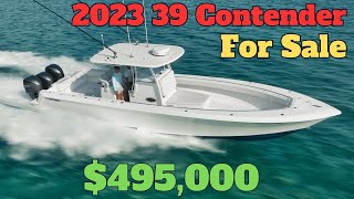 39 Contender ST Center Console Boat For Sale  39st Contender Walkthrough [upl. by Yebloc297]