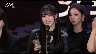 Giselle speaking japanese at the 2021 Asia Artist Awards aespa AAA giselle [upl. by Akirdna559]