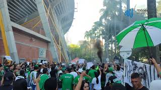 Protestas Hinchada Atlético Nacional a las afueras del Atanasio 👀🔥 [upl. by Nylteak]