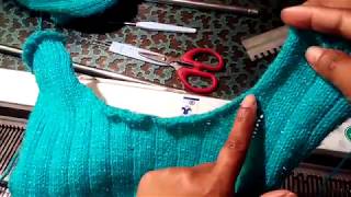 Gents sweater me gol gala kaise banaye in hindi [upl. by Gwenny]