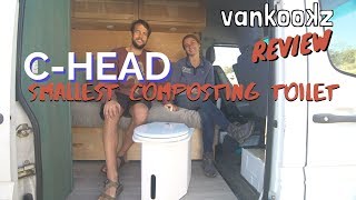 C Head Composting Toilet Review  Best Urine Diverting Toilet for Your Van Conversion [upl. by Accem]