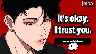 Boyfriend Lets you Bite his Neck to Satisfy your Needs x Vampire ListenerDeep Voice M4A ASMR RP [upl. by Violet]