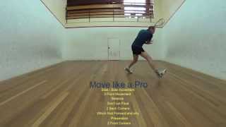 Squash Tips  Move like a Pro  8 video series [upl. by Farlay776]