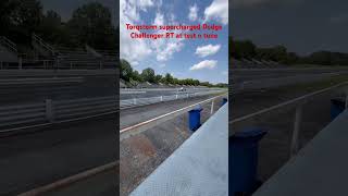 Torqstorm Supercharged Dodge Challenger RT at Rocket City Dragway [upl. by Ahsilif4]