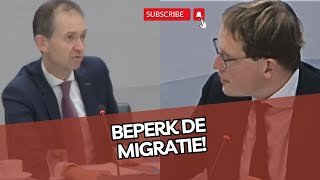 Van Houwelingen CONFRONTEERT NSCminister met enorme migranteninstroom [upl. by Orravan]