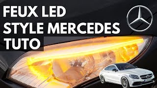 INSTALLER DES FEUX LED STYLE MERCEDES [upl. by Lody841]