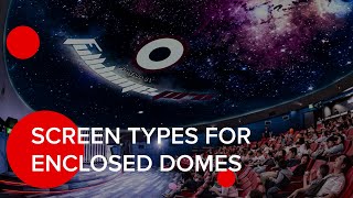 Screen types for enclosed domes [upl. by Ettenowtna]