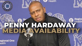 Memphis vs Austin Peay Post Game Penny Hardaway Press Conference [upl. by Hachman782]