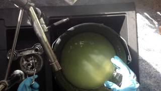 Removing rust from a Chrome object using Oxalic Acid [upl. by Sremmus]