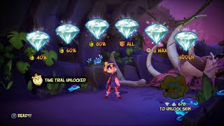 Crash Bandicoot 4  106 Walkthrough Part 31 Rock Blocked All Gems Perfect Relic [upl. by Arretak]