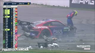 Heavy Crash Hockenheim 2022 DTM [upl. by Domella743]