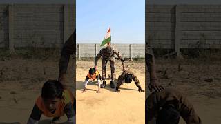 salute Indian army 🇮🇳🫡 बहादुर लड़के ने गरीब को लगाया फ़ोज में armystatus indianarmy viral short [upl. by Trevlac]