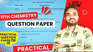 class 11th chemistry practical question paper questionpaper a2zpractical991 [upl. by Jamieson]