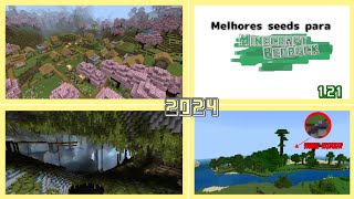 Vila de cerejeira Seed secreta Melhores seeds para Minecraft Bedrock 121 [upl. by Mcnutt]