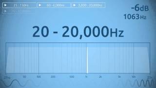 20  20000 Hz Audio Sweep  Range of Human Hearing [upl. by Millhon859]