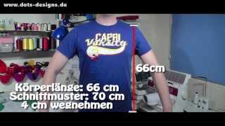 SCHNITTMUSTER GANZ EINFACH ÄNDERN  DIY  Nähen für Anfänger  Tutorial [upl. by Ynaffik42]