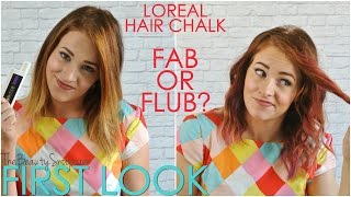 Loreal Hair Chalk  Fab or Flub [upl. by Rooker]