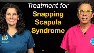 Snapping Scapula Syndrome Motion Diagnostics and Treatment with Prolotherapy amp Posture Exercises [upl. by Quitt]