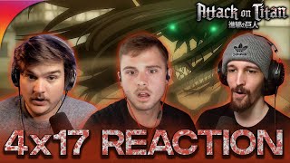 Attack On Titan 4x17 Reaction quotJudgmentquot  First Time Watching [upl. by Frederigo835]