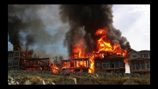 INCREDIBLE FIRE 5 HOUSES BURNED  FULL VERSION [upl. by Deck]