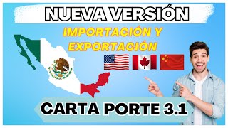 EJEMPLO CARTA PORTE 31 IMPORTACIÓN EXPORTACIÓN [upl. by Nahtnanhoj]