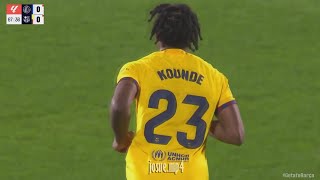 Jules Kounde vs Getafe 08132023 English Commentary 1080p [upl. by Lyrehc]