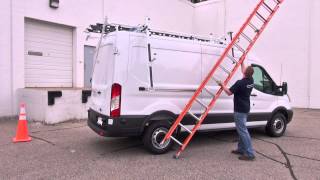 Prime Design’s Ergorack The Drop Down Ladder Rack for the Ford Transit [upl. by Ahsiad]