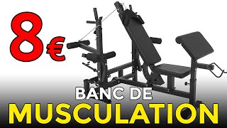 8€ POUR UN BANC DE MUSCULATION ET DE DÉVELOPPÉ COUCHÉ À LA MAISON [upl. by Helman]