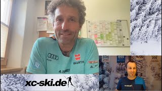 Interview mit LanglaufTeamchef Peter Schlickenrieder nach der Sommerleistungskontrolle [upl. by Aleahs]