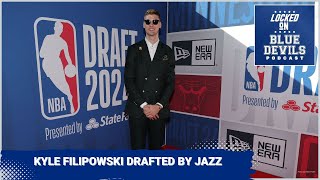 Kyle Filipowski Drafted in 2nd Round of 2024 NBA Draft By Utah Jazz  Duke Blue Devils Podcast [upl. by Ahsito765]