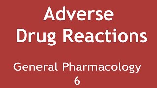 Why Adverse Drug Reactions experienced [upl. by Johnson]