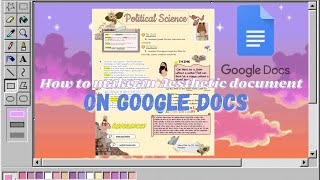 UPDATED 2021 How to create aesthetic notes using Google Docs FREE TEMPLATE [upl. by Danell]