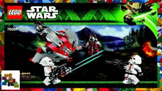 LEGO instructions  Star Wars  75001  Republic Troopers vs Sith Troopers [upl. by Okeim860]