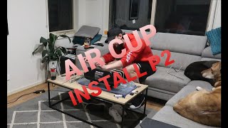 JZA80 SUPRA AIR CUP SYSTEM INSTALL DAY 2 [upl. by Oina]