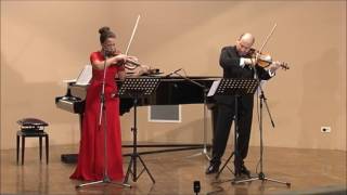 JHalvorsenGFHandel Passacaglia for 2 violins [upl. by Yreffej]