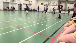 Welcome to The Other Wrexham Our U14’s Goalkeeper Kyrun scores a rocket against Shropshire Futsal [upl. by Amberly]