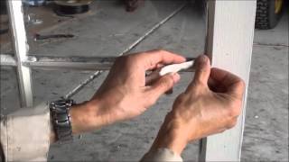 How to apply window putty [upl. by Nodnek437]