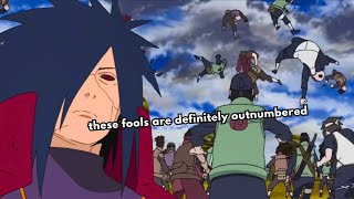 The time when MADARA made a THOUSAND shinobis CRAP their pants by taking just ONE step [upl. by Eniarda]