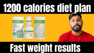 1200 calories diet plan fast weight loss  herbalife  diet [upl. by Rosina]