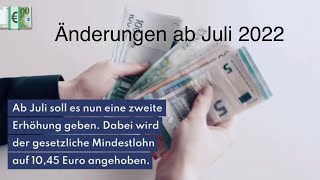 was ändert sich im Juli 2022 in Deutschland 🇩🇪 💶 änderungen juli2022 deutschland [upl. by Nagoh943]