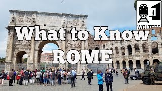 Visit Rome  What to Know Before You Visit Rome Italy [upl. by Peggie303]