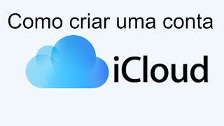 Como criar uma conta no iCloud [upl. by Redyr]