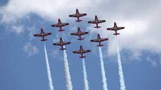 Snowbirds Sunday performance  St Louis Airshow 2016 4K [upl. by Hinze210]