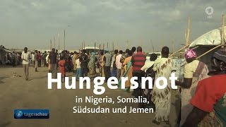 Hunger im Südsudan UN appelliert an Weltgemeinschaft [upl. by Aicirtam189]