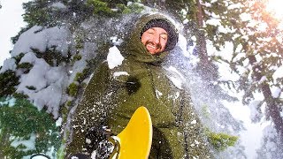 A WEEKEND SNOWBOARDING WITH BRAILLE [upl. by Ahusoj]